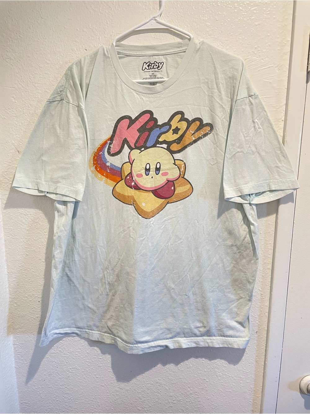 🎮 Nintendo Kirby Warp Star Graphic Tee Shirt Men's 2XL